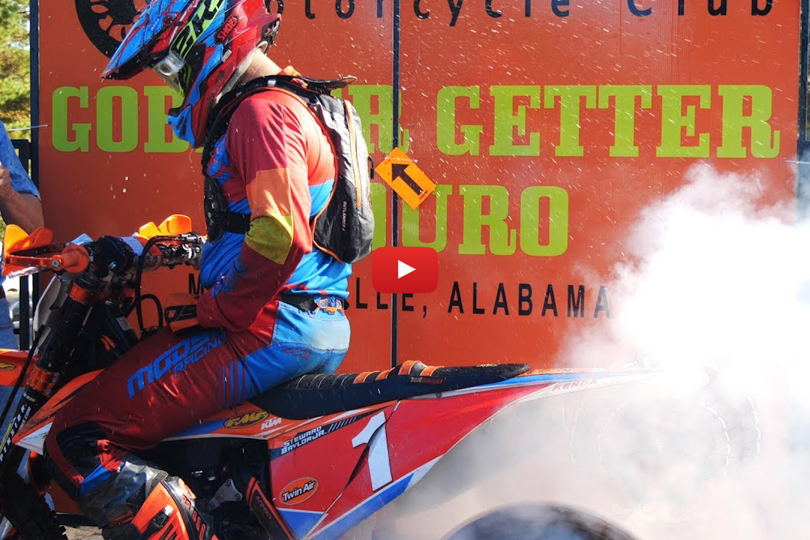 Gobbler Getter National Enduro – Flat-out between trees  