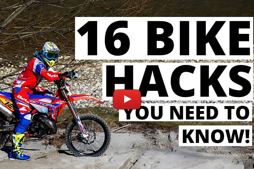 16 dirt bike hacks with Brad Freeman