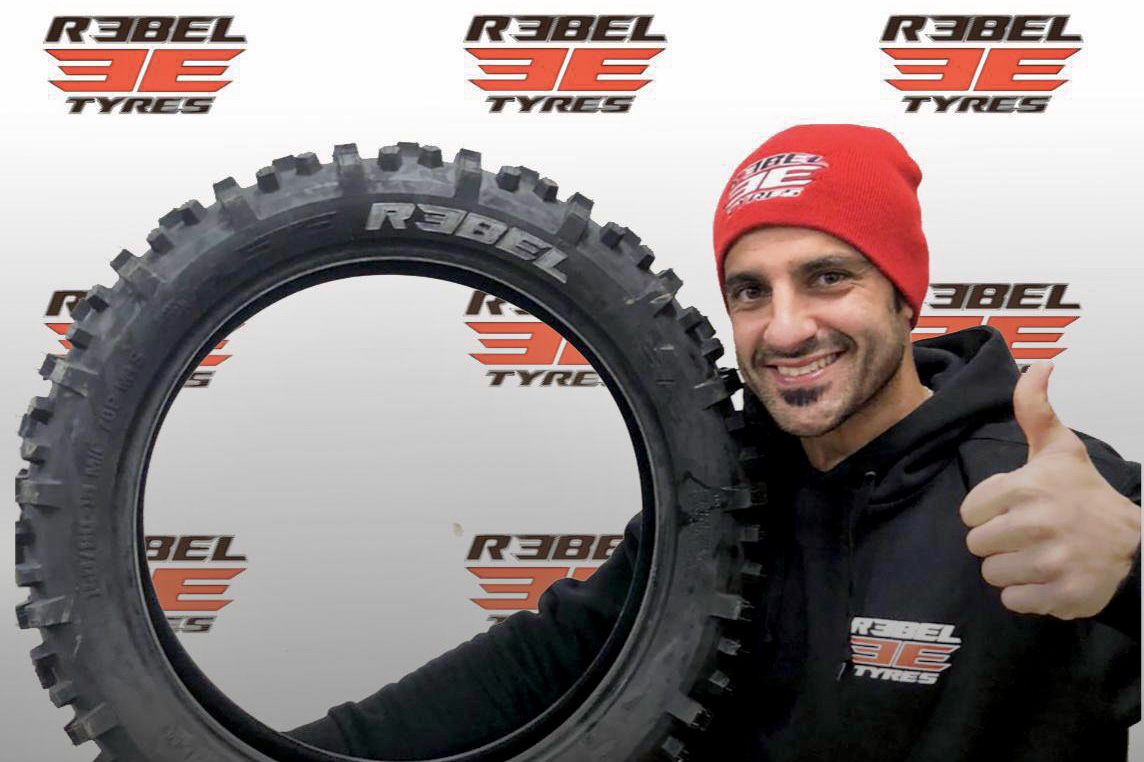 Iván Cervantes nuevo embajador de neumáticos Rebel Tyres
