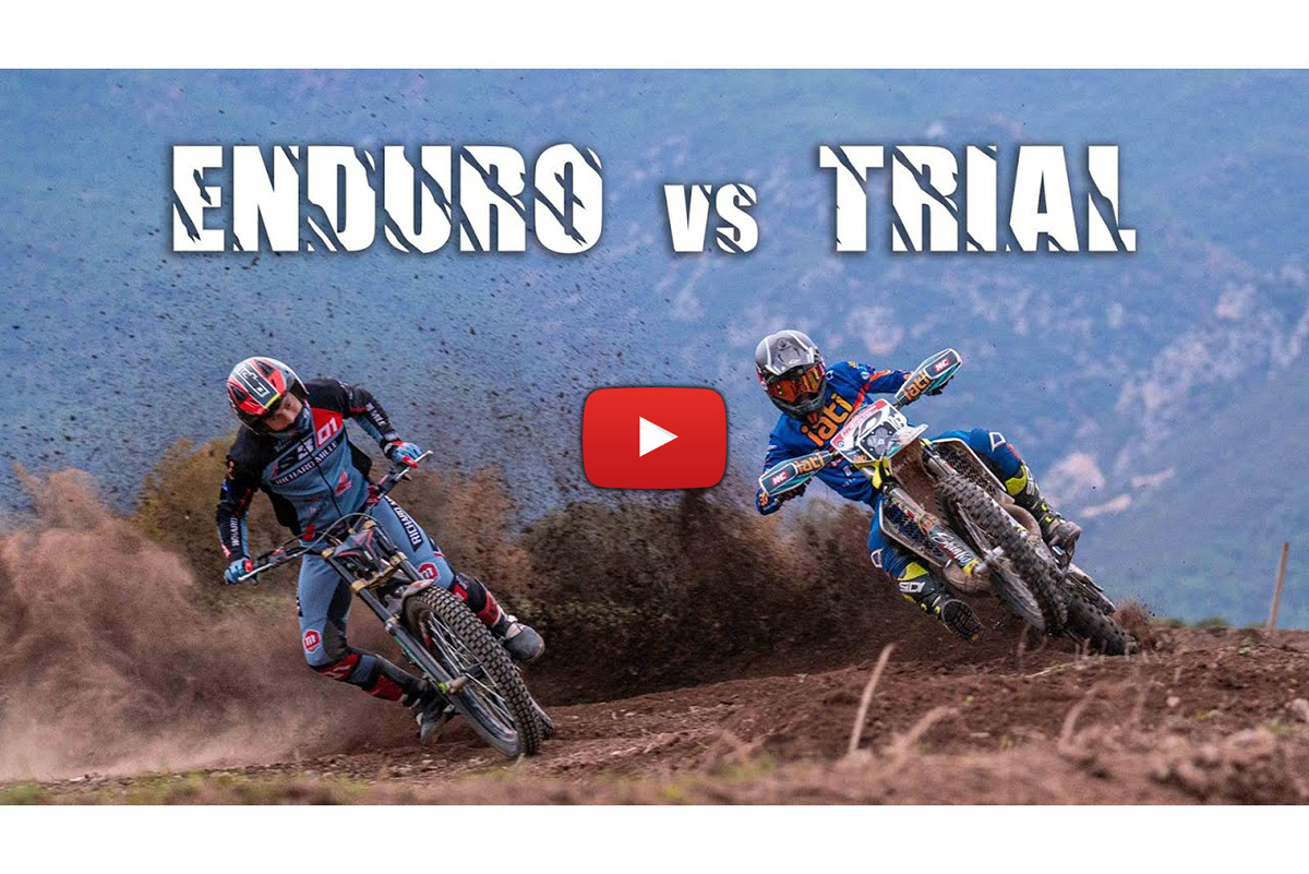 Enduro vs Trials face-off video