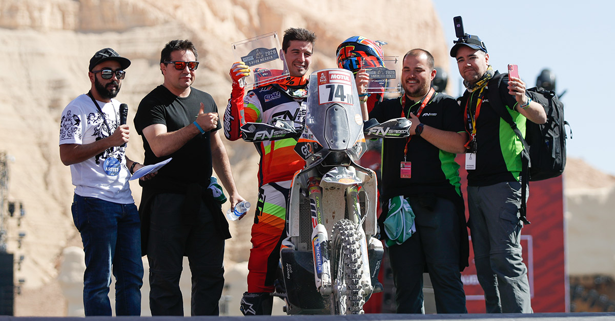 5 Minutos con: Jaume Betriu, de referente en el enduro a convertirse en el mejor rookie del Dakar 2020