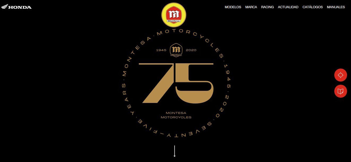 Montesa estrena web con motivo de su 75 Aniversario