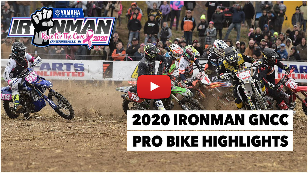GNCC Racing: Ironman Pro Bike video highlights