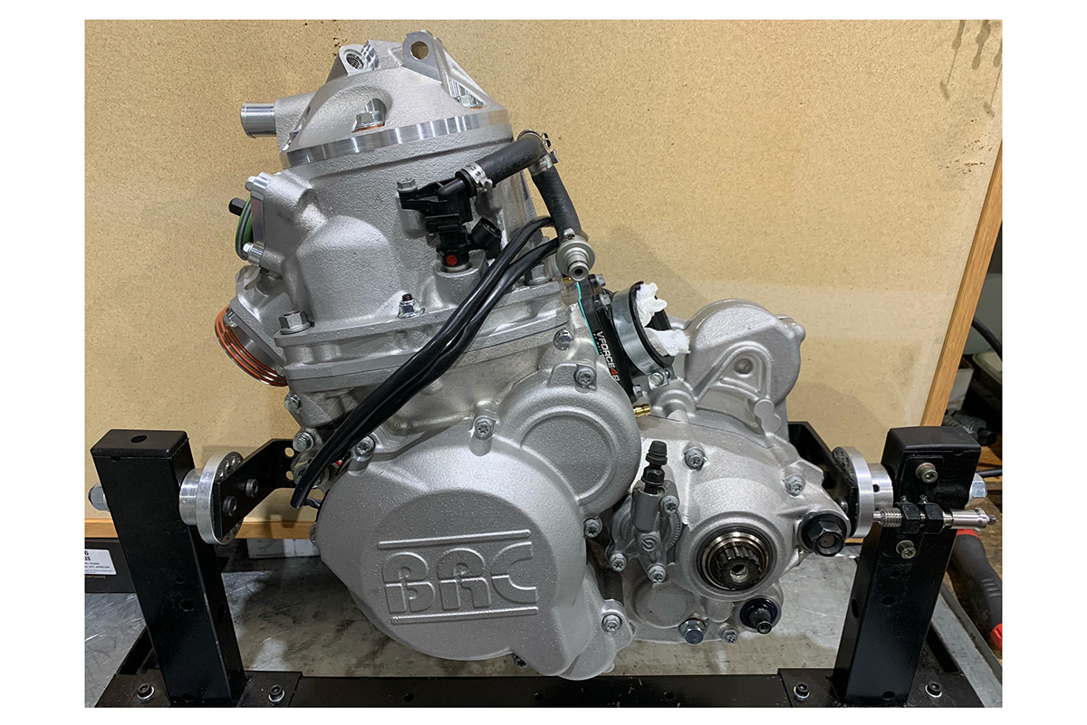 BRC en la fase final de desarrollo del motor 500cc dos tiempos TPi