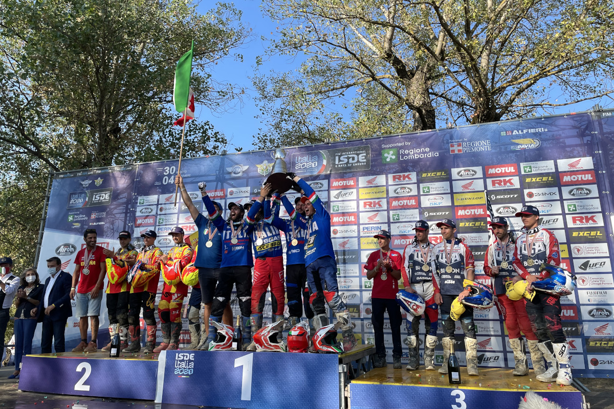 2021 ISDE: Day 6 results – Italy wins