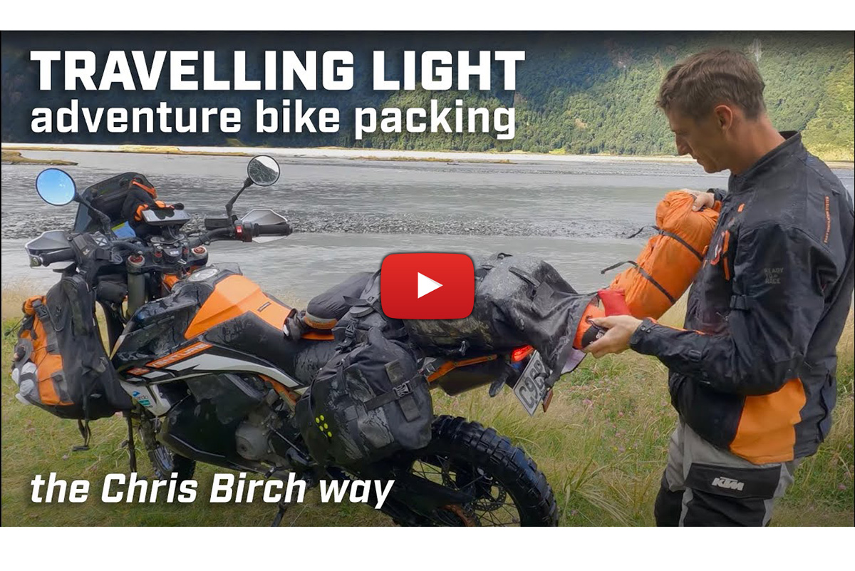 What to pack for adventure travel – three weeks of kit on a KTM 890