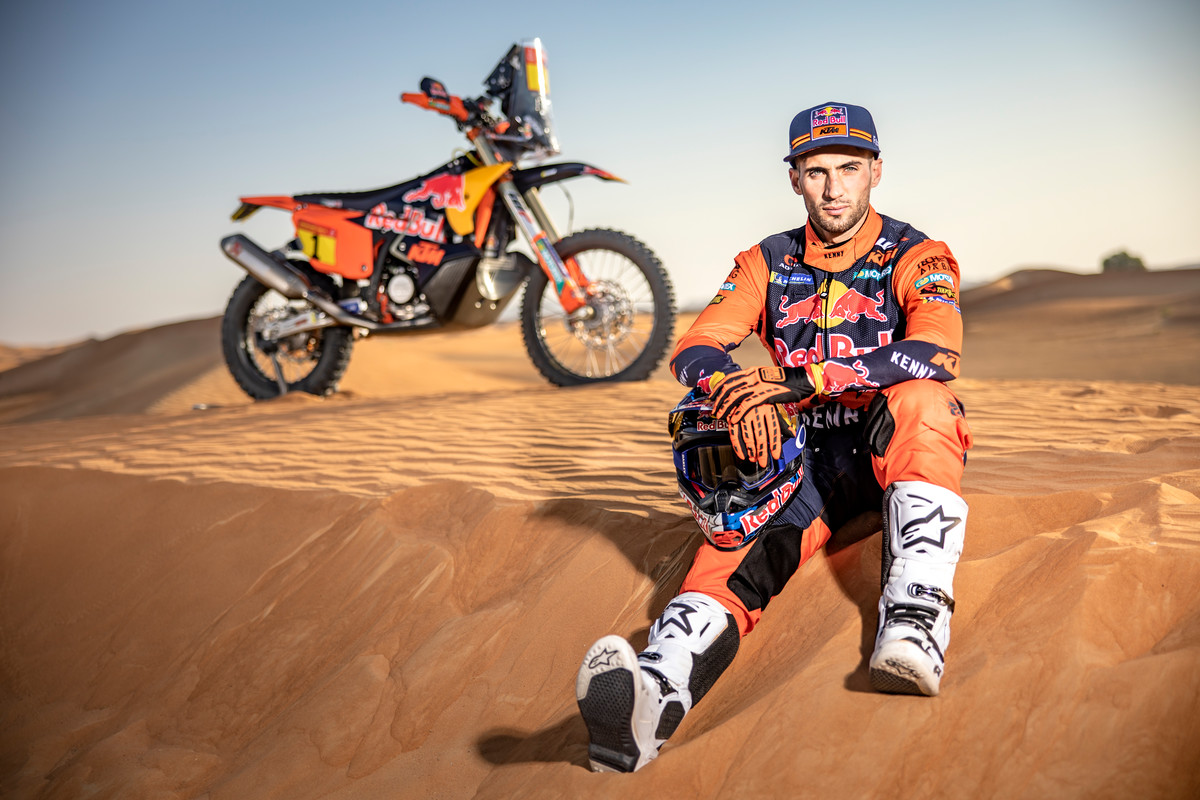 Kevin Benavides interview looking ahead to the 2022 Dakar Rally in the Red Bull KTM Racing team