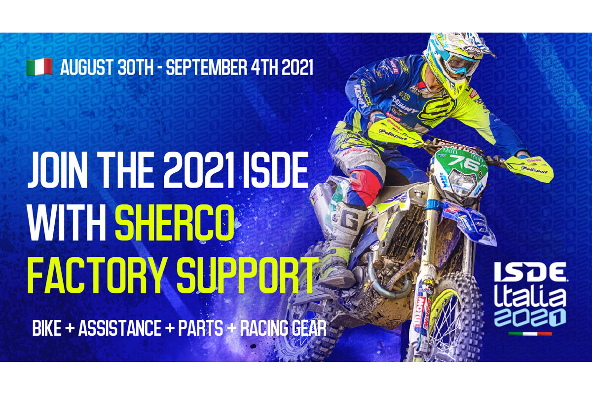 Sherco announce 2021 ISDE Rental and Assistance Packages