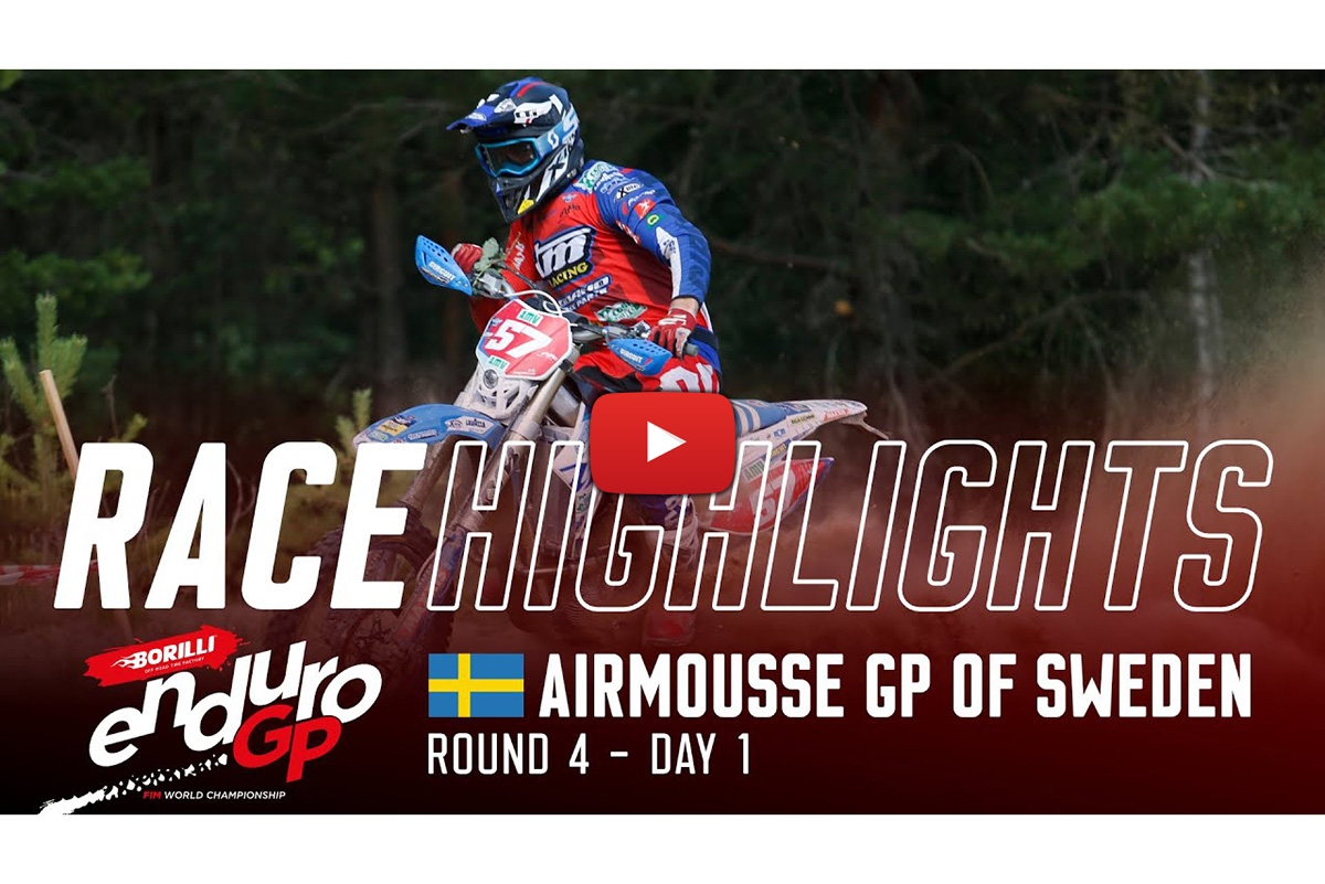 EnduroGP video highlights from day 1 in Sweden
