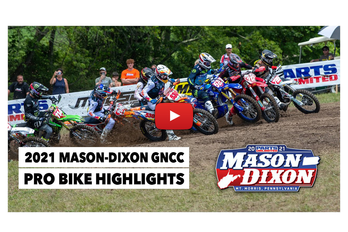 2021 Mason-Dixon GNCC Pro Bike video highlights