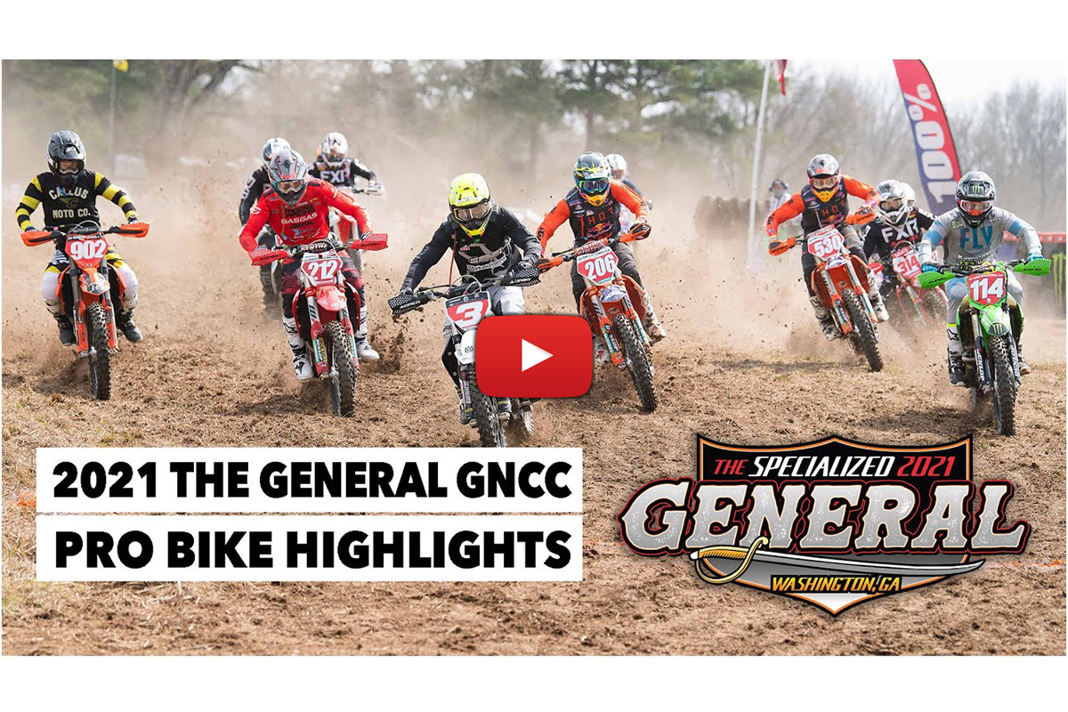 GNCC: Pro class video highlights from The General – Baylor dominates