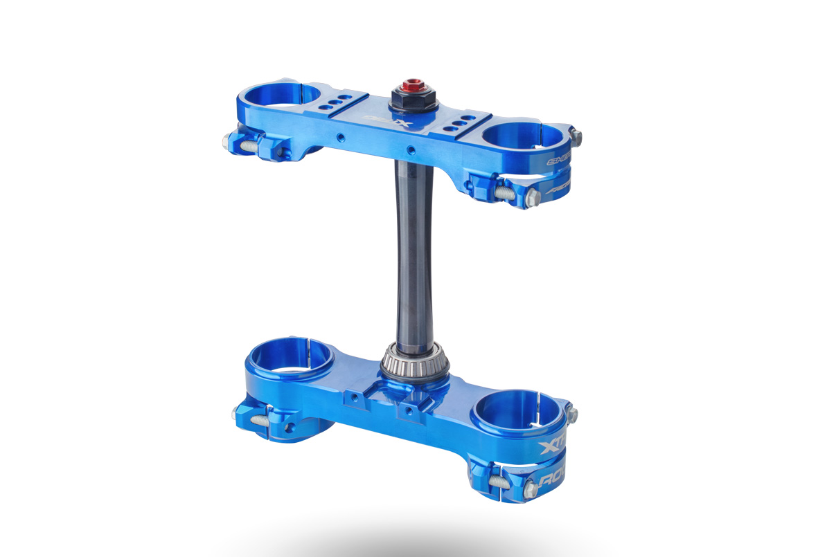 First look: Sherco Racing Parts triple clamps and shock preload adjuster