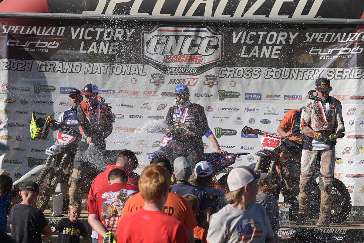 Burr Oak GNCC: Last lap pass gives Baylor the win and championship lead