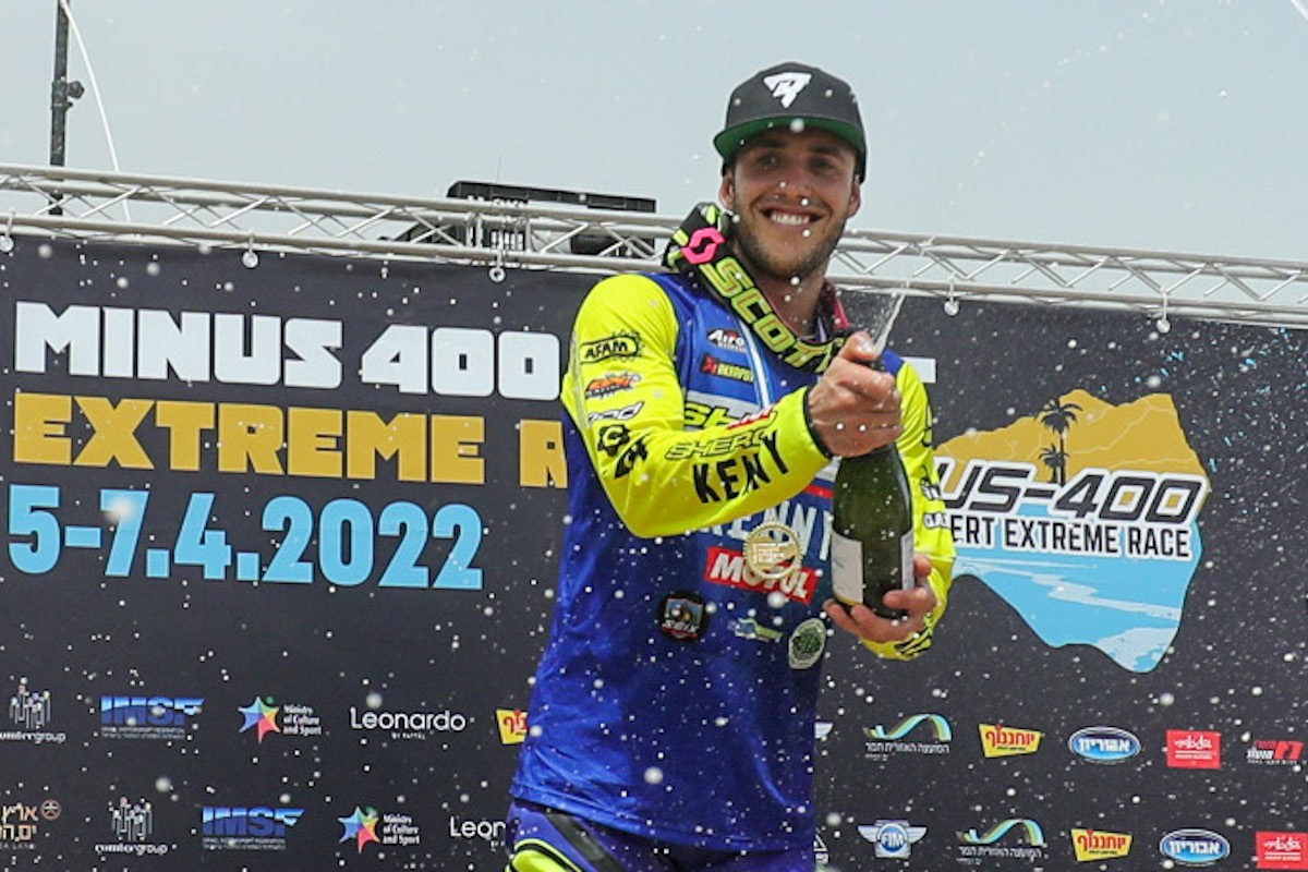 Tyres, time off and a flying Sherco – Mario Roman explains his Minus 400 win