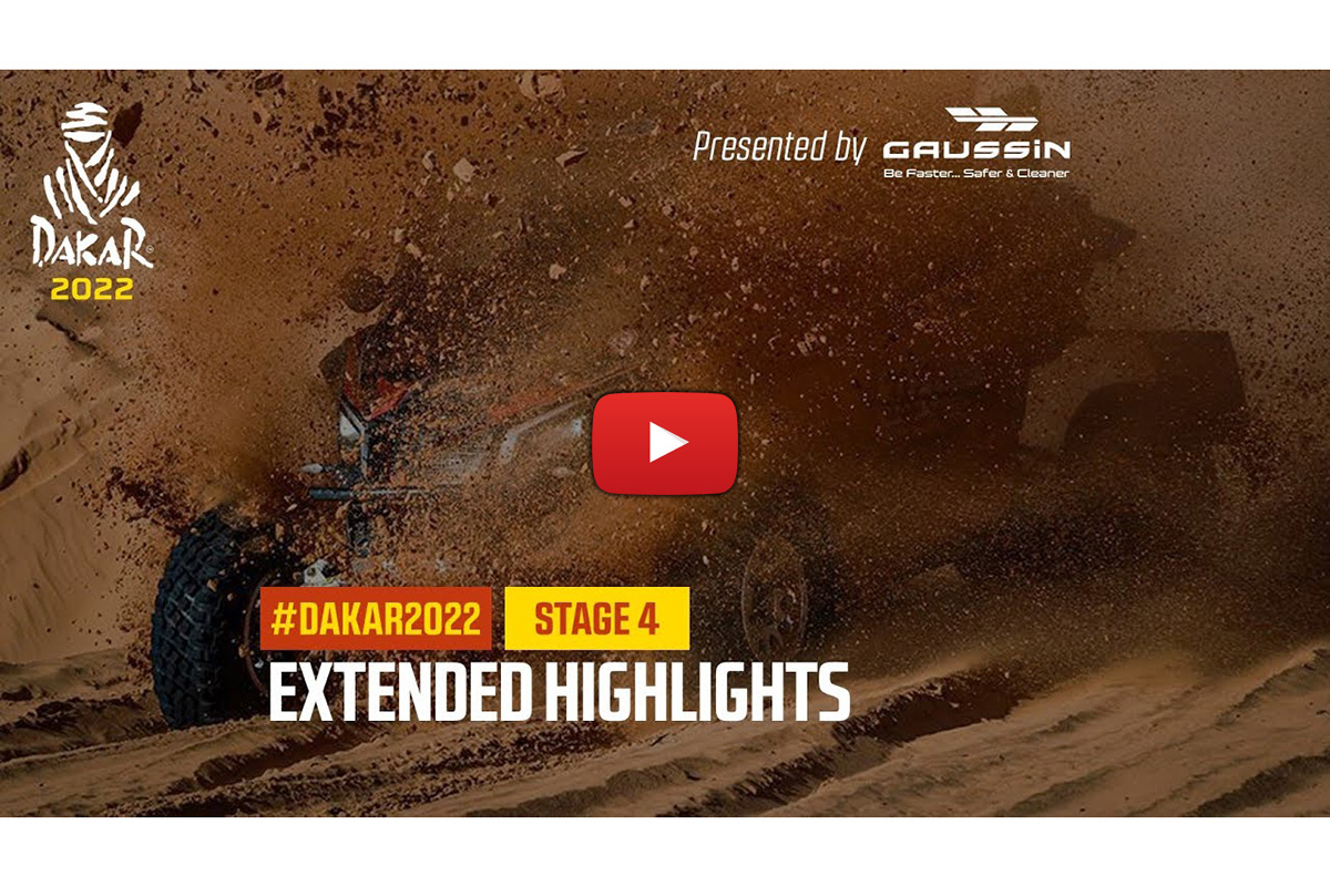 2022 Dakar Rally stage 4 video highlights