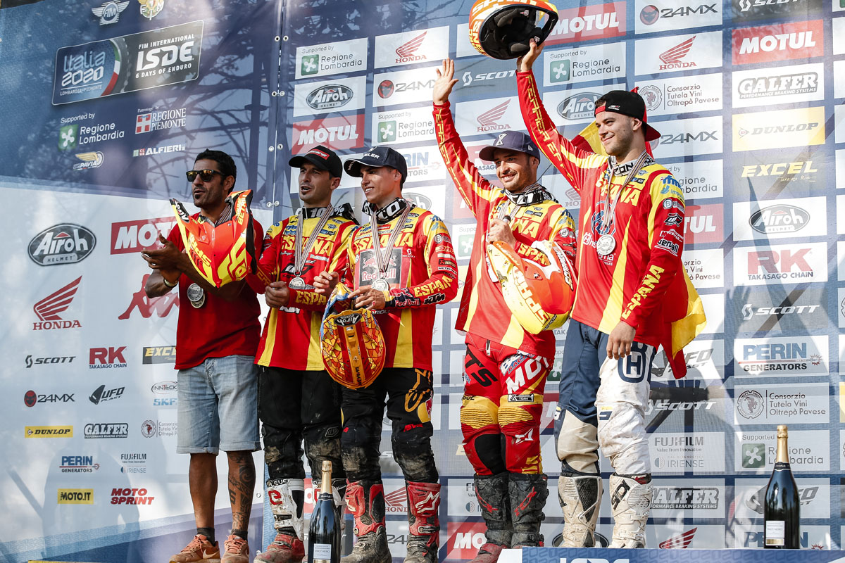 Spain announce ISDE teams for France ‘22