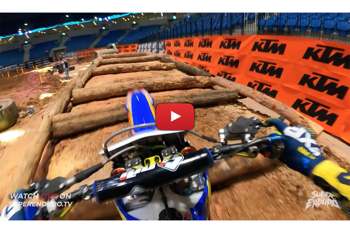 SuperEnduro GP of Israel: Rnd 3 onboard track preview with Cody Webb