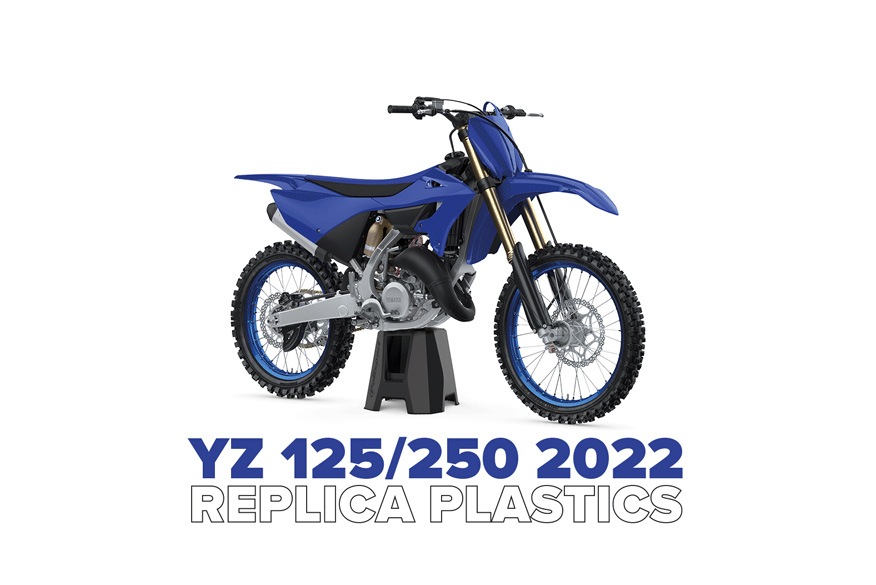 New Polisport replica plastic kits for 2022 YZ two-strokes