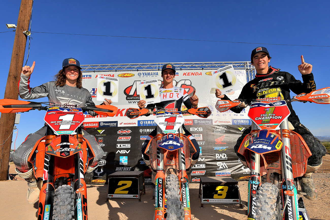 AMA National Grand Prix Championship: Triple crowns for KTM’s Oliveira brothers and Brandy Richards
