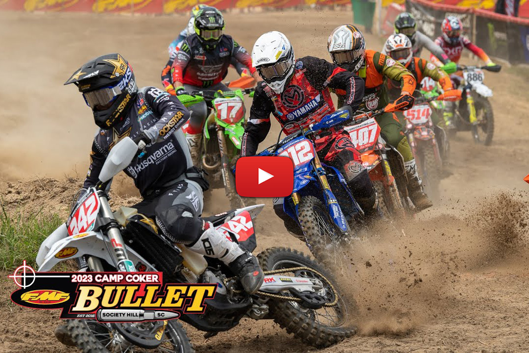 FMF Camp Coker Bullet GNCC video highlights – Grant Baylor puts Kawasaki on top