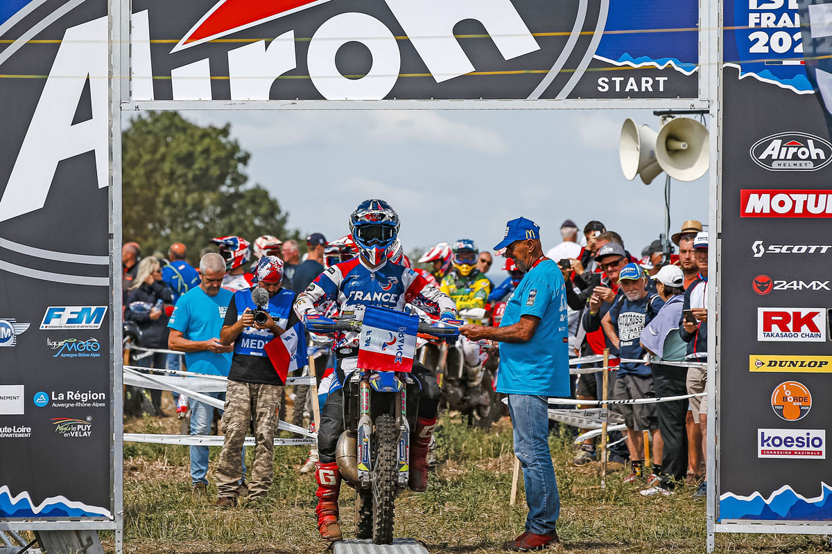 Zach Pichon out of Team France for the 2023 ISDE Argentina