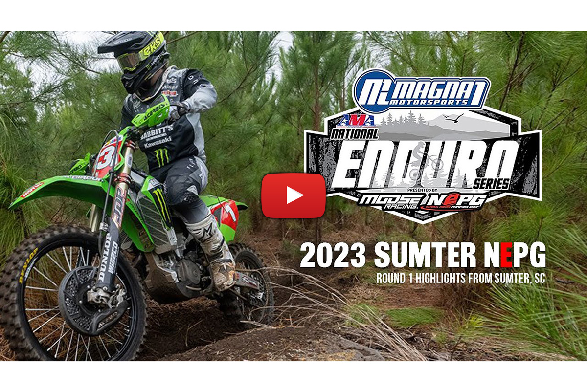 2023 AMA National Enduro, Sumter NEPG round 1 video highlights