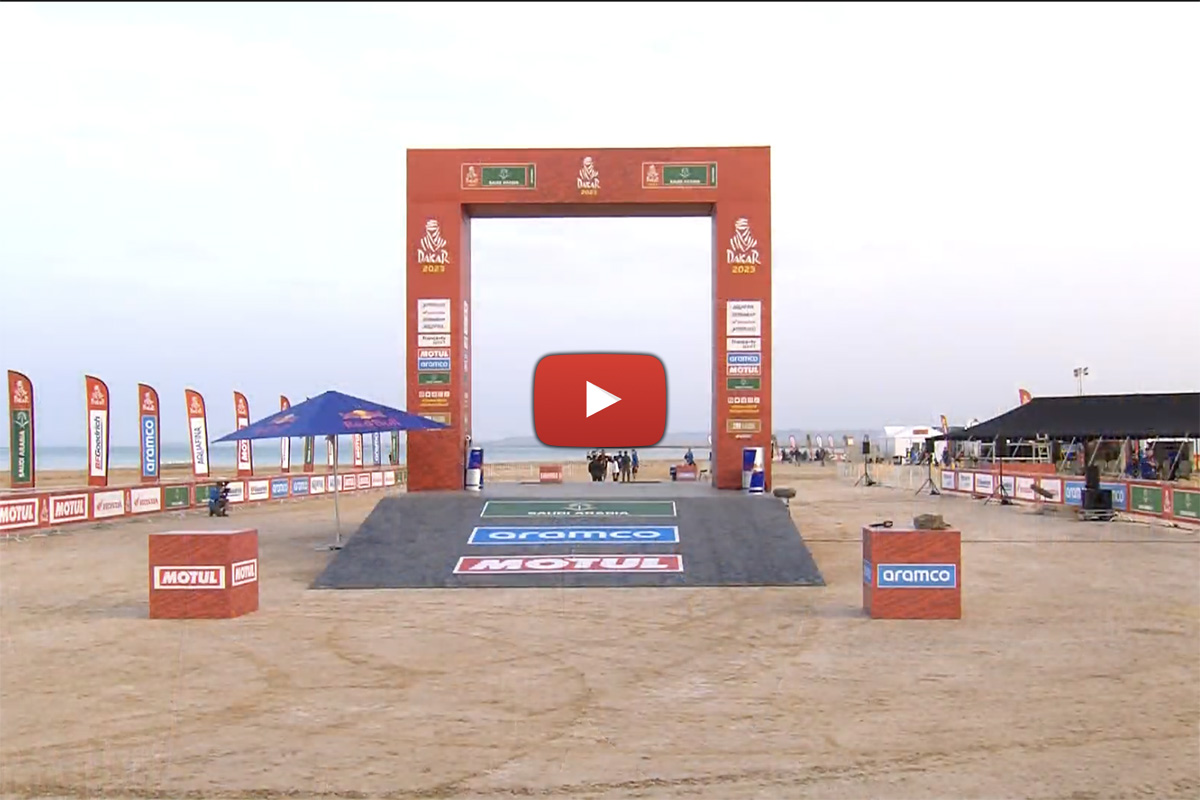 Dakar Rally 2023: watch the start podium live