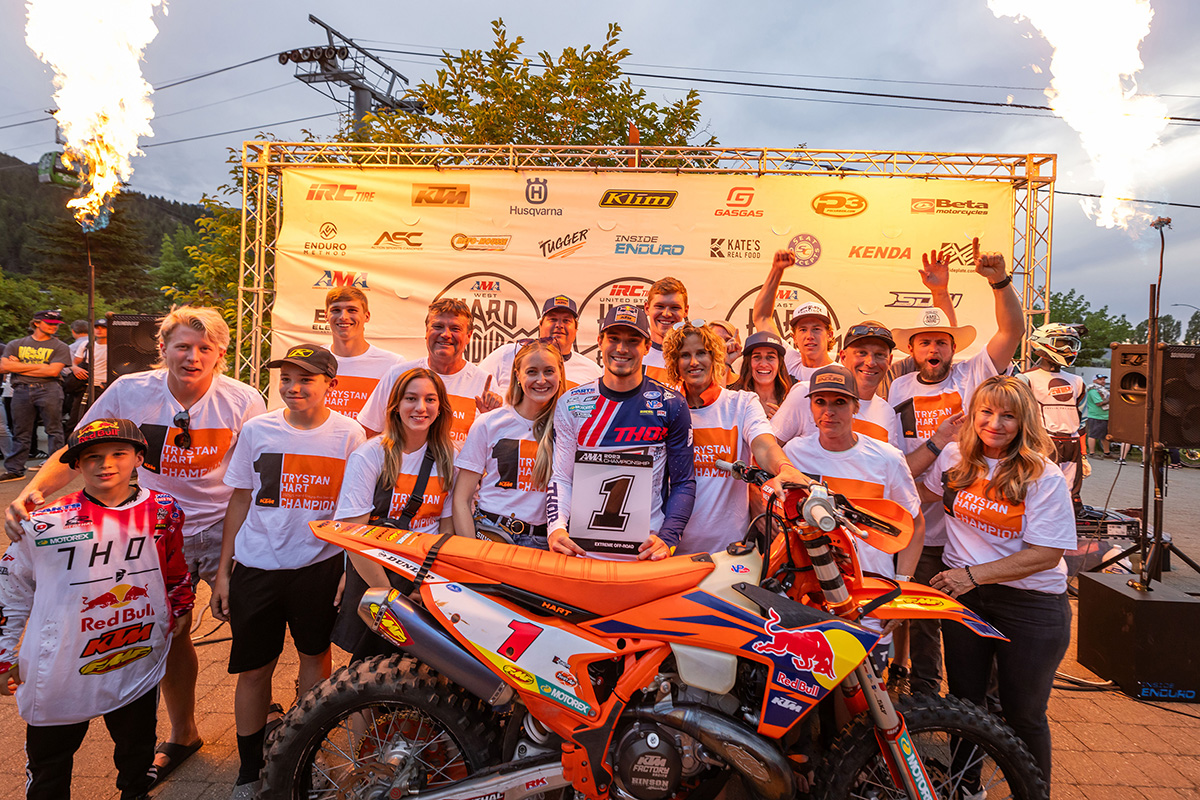 Trystan Hart Crowned 3-time US Hard Enduro Champion with Silver Kings Win