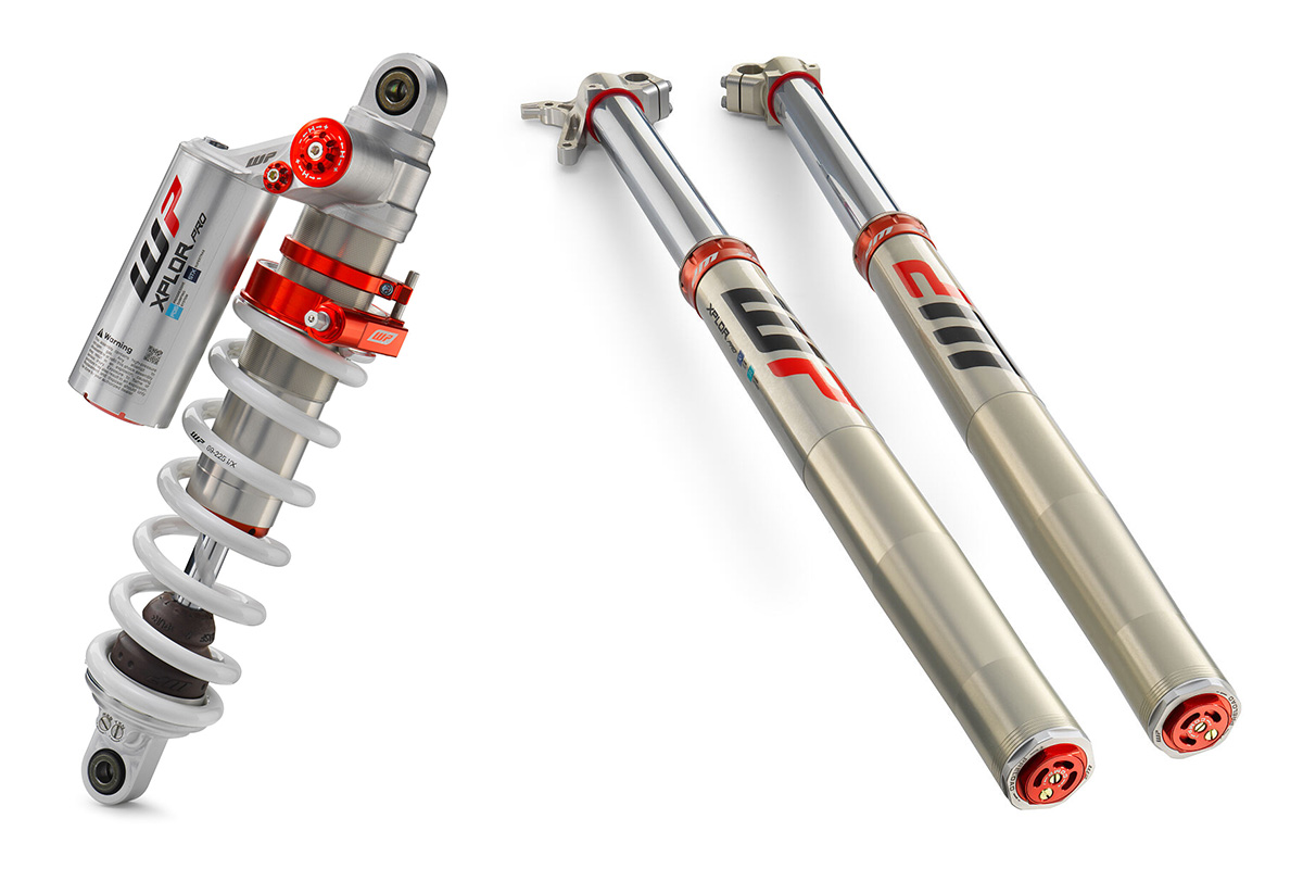 First look: New WP XPLOR PRO forks and shock for 2024 KTM EXC enduro range