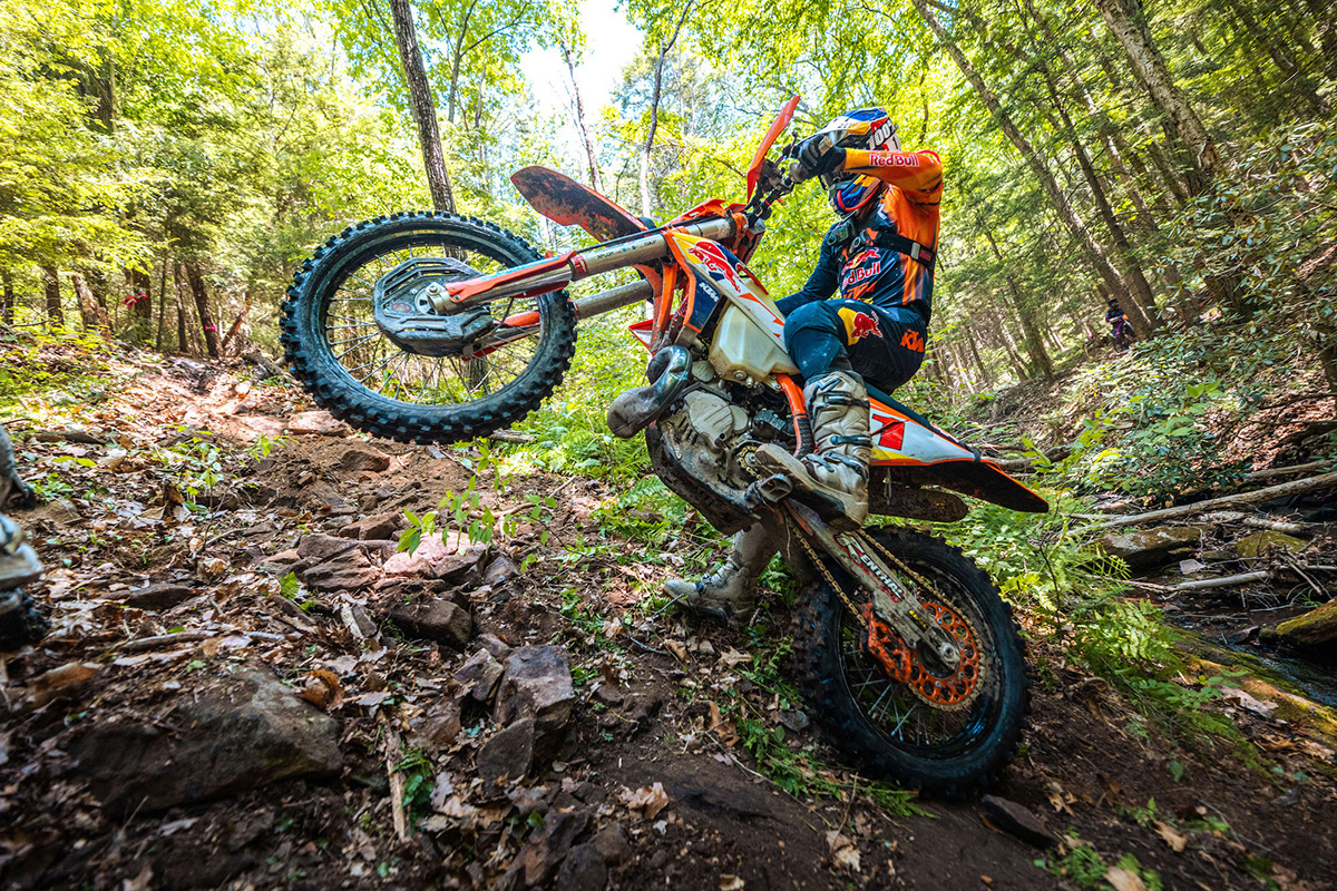 US Hard Enduro: No footrests? No worries for Trystan Hart