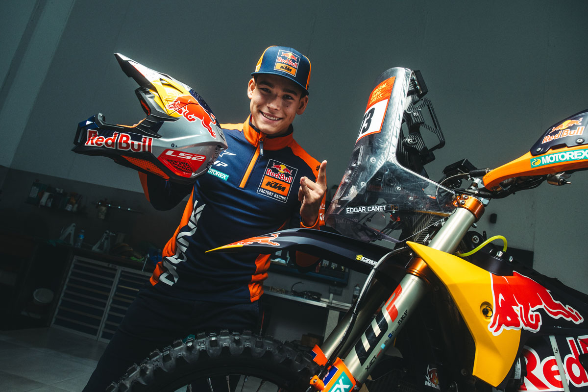 El equipo Red Bull KTM incorpora al ‘rookie’ Edgar Canet para el Rally Dakar 2025