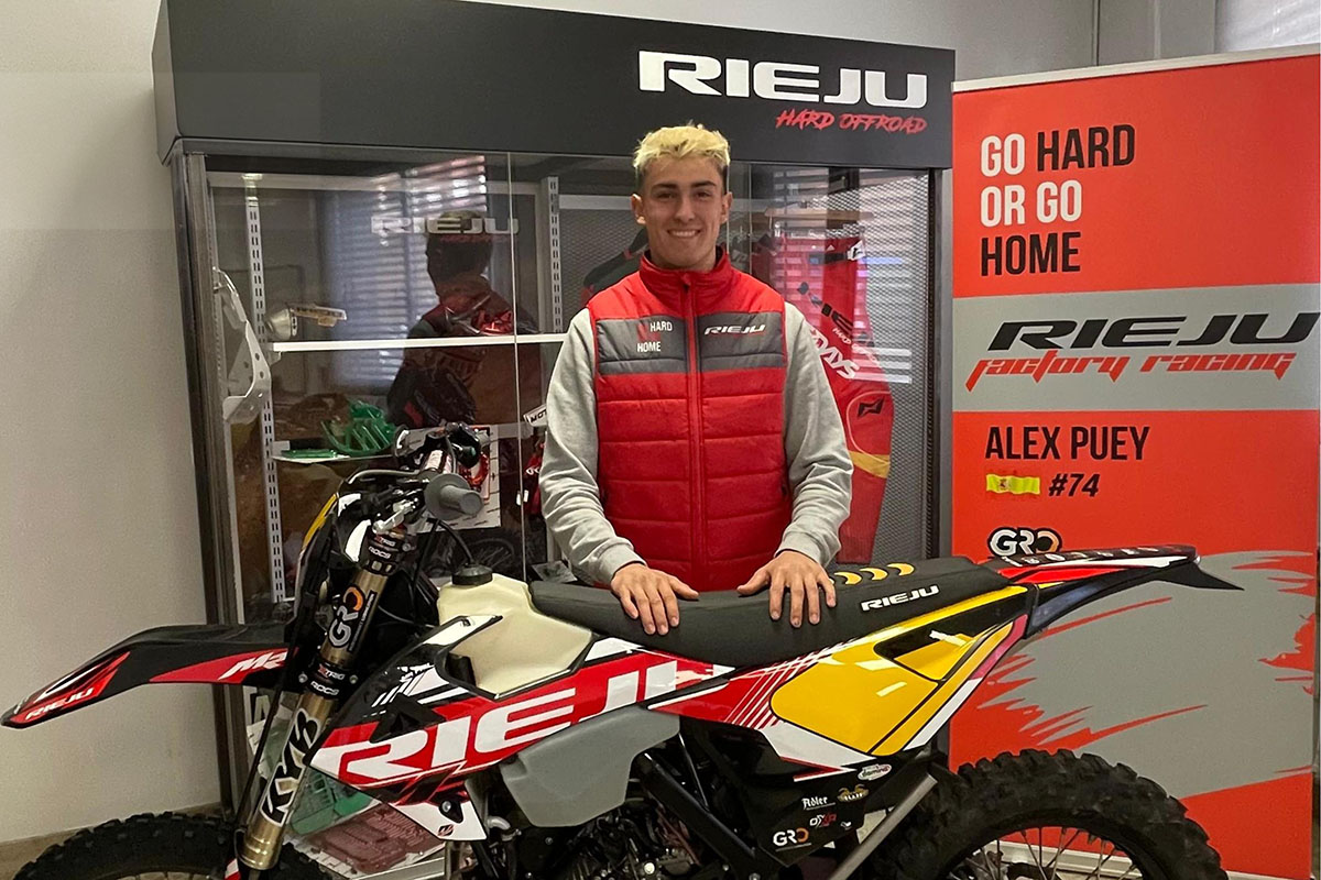 Àlex Puey se une al Rieju Factory para la temporada 2025 – debutará en el Mundial de SuperEnduro