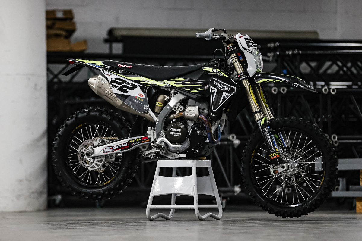 First look: Triumph Racing TF 250-X Enduro breaks cover – Jonny Walker’s race bike