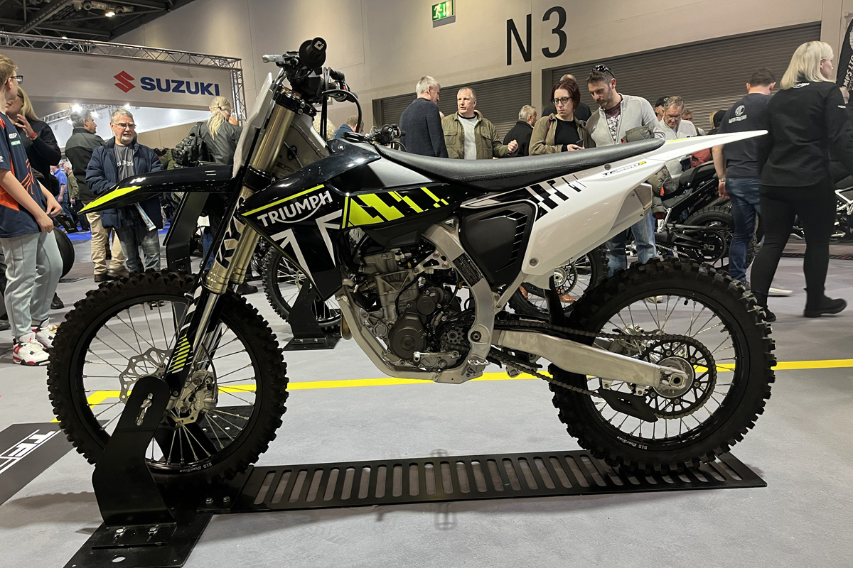 Quick look: Triumph TF 250-X production bike in the flesh