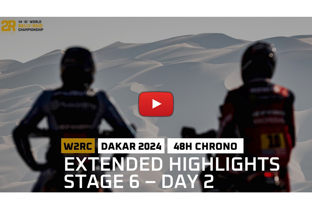 Vídeo con lo más destacado de la etapa 6B del Rally Dakar 2024: “¿Viste mi caída?”