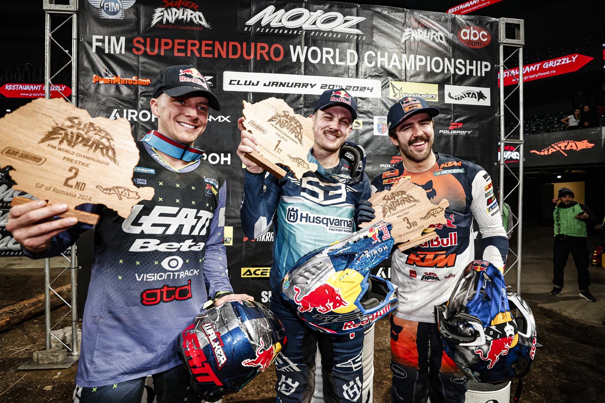 SuperEnduro 2024 results: Injury and mousetrap track can’t stop Billy Bolt
