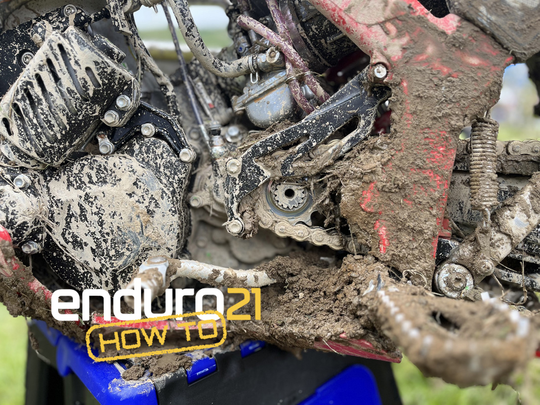 How to…stop mud clogging your front sprocket