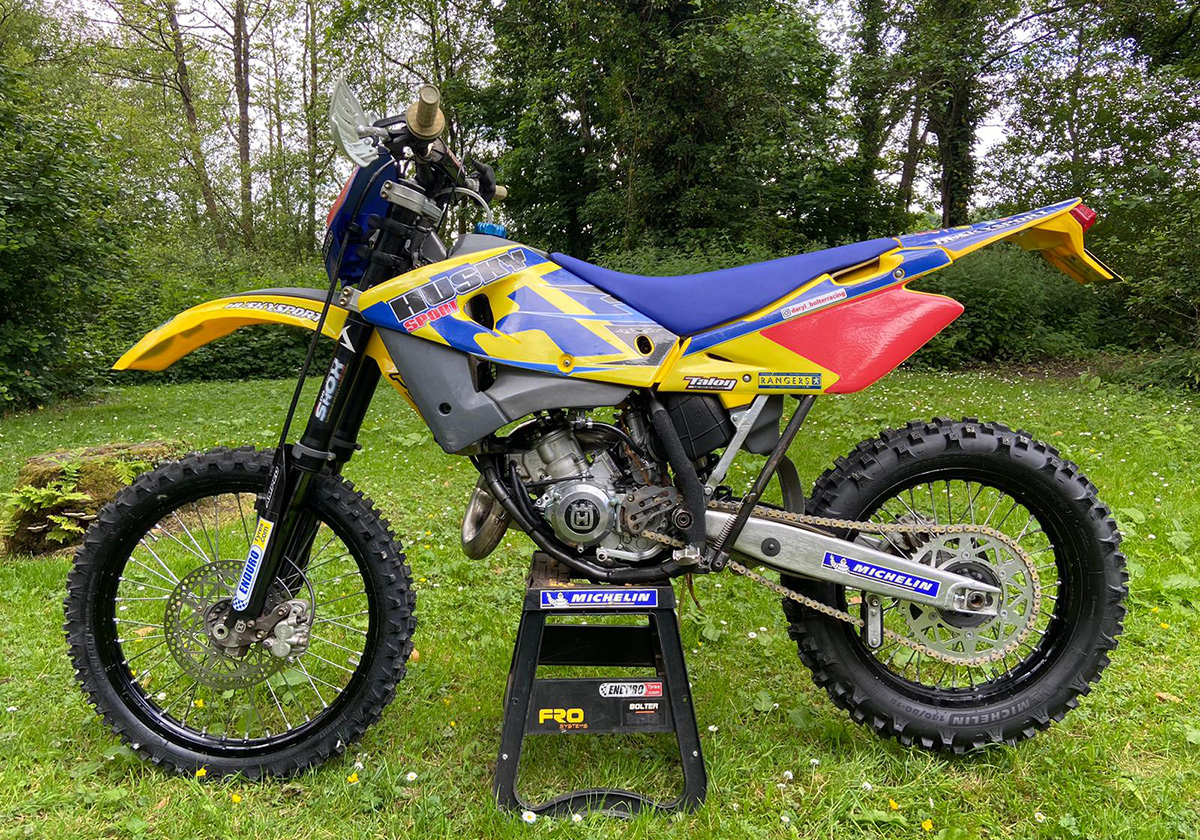 Daryl Bolter to race a 2004 Husky at the Welsh 2 Day Enduro