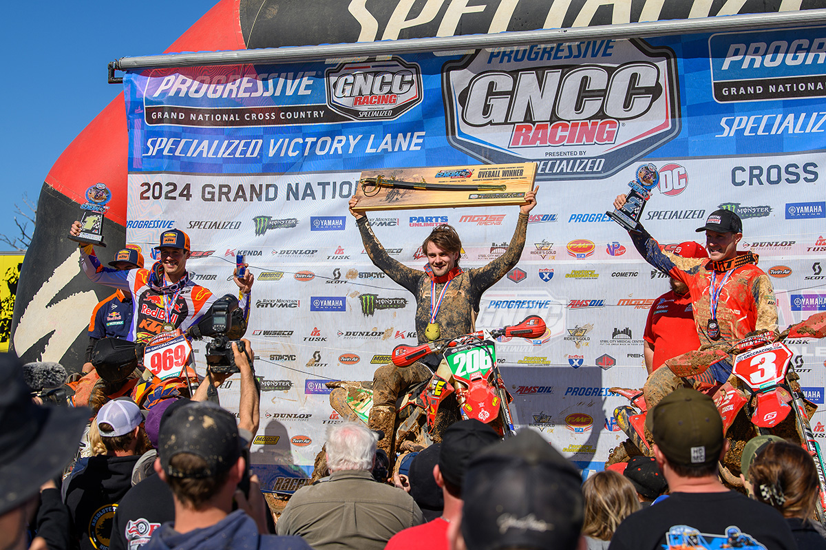 2024 General GNCC: Josh Toth makes history with overall win on a 250