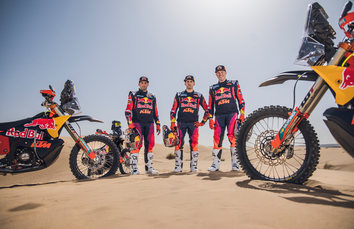 New three rider line-up at KTM Rally Team – Husqvarna and GASGAS no more