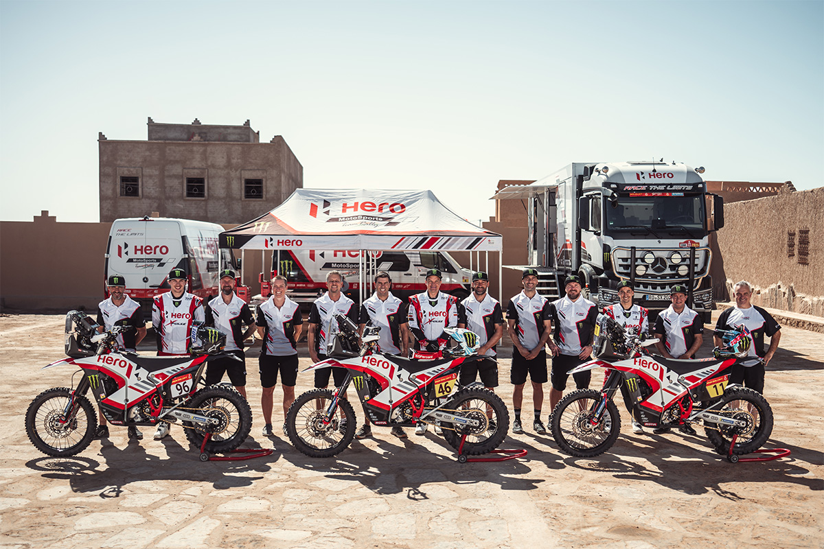 Hero MotoSports presenta su equipo para el Dakar 2026 y el Mundial de Rally-Raid