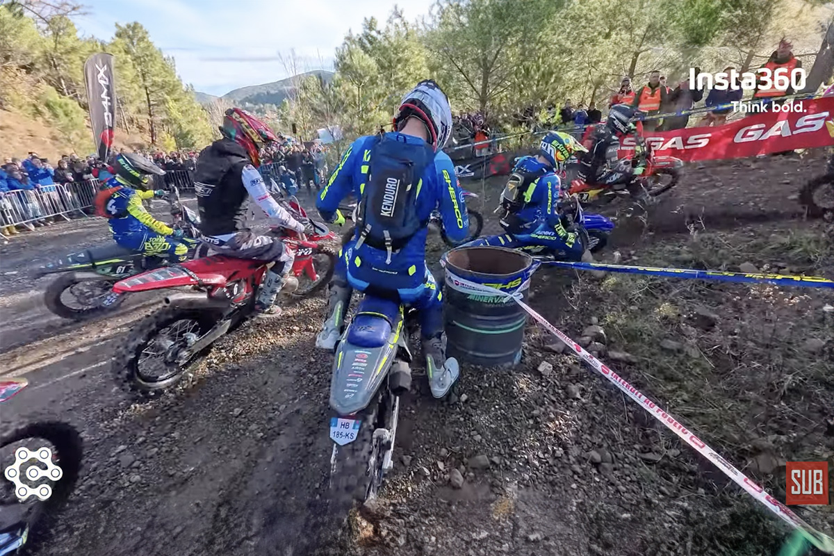 Ales Trem Hard Enduro Onboard Race Start Insta 360