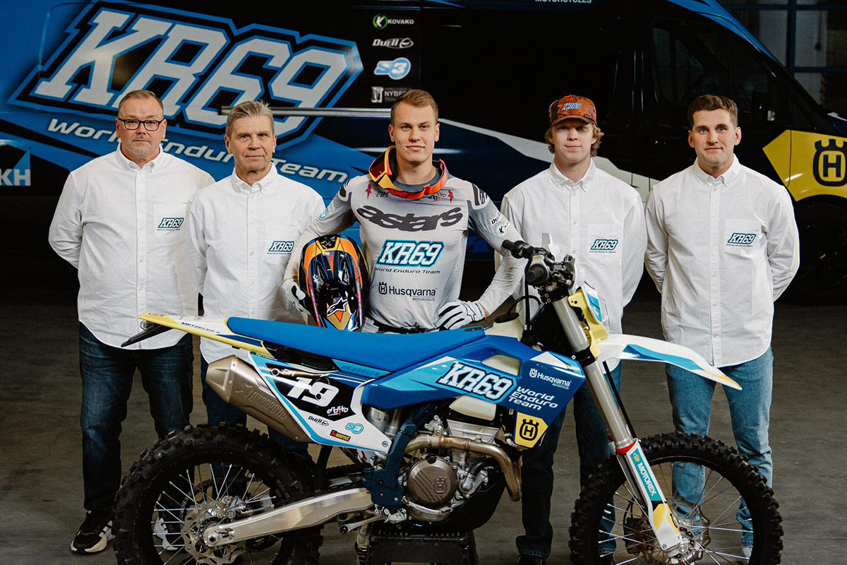 WRC Champion Kalle Rovanpera announces EnduroGP Team with Roni Kytonen