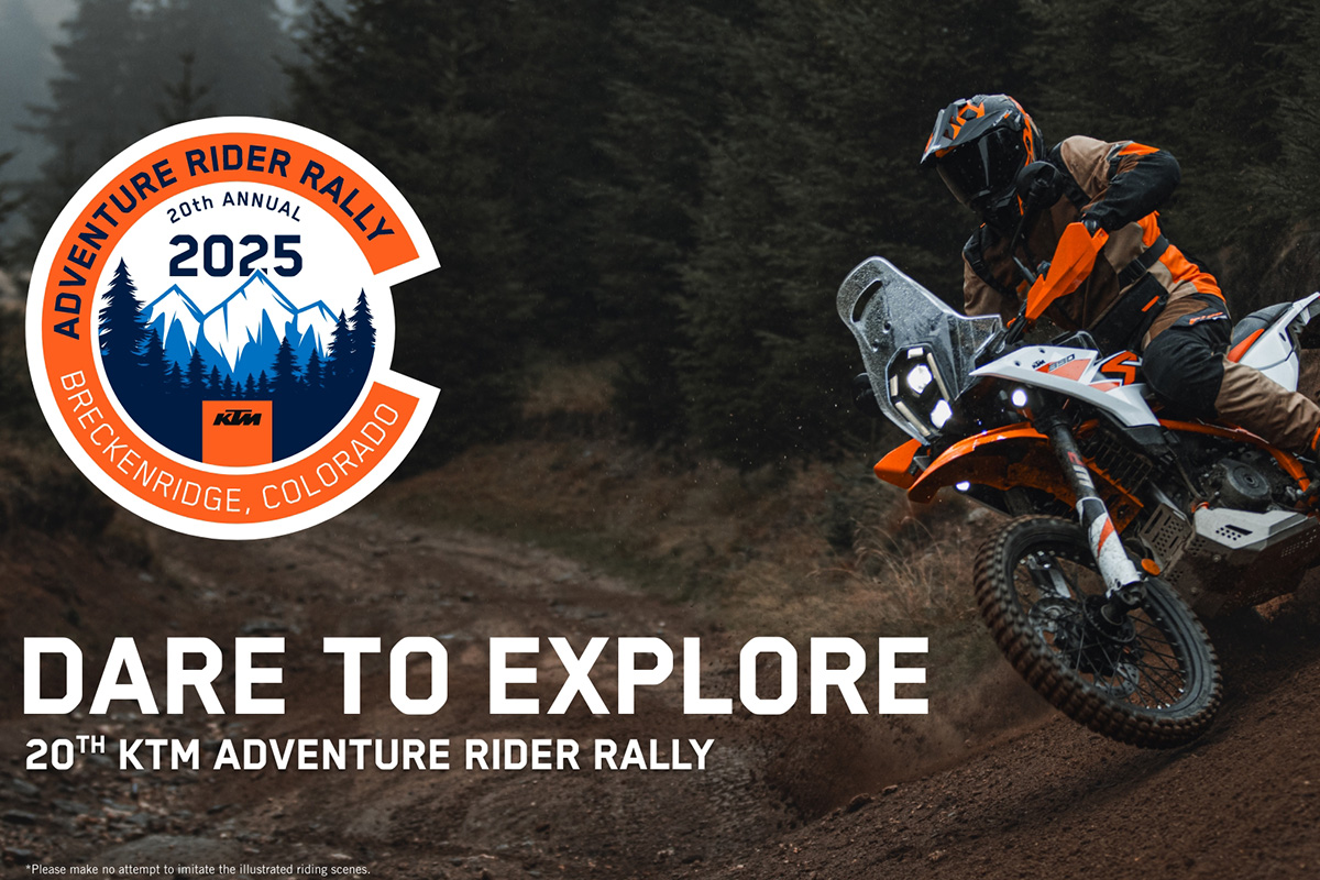 El 20º Aniversario del KTM Adventure Rider Rally viaja a las Montañas Rocosas  