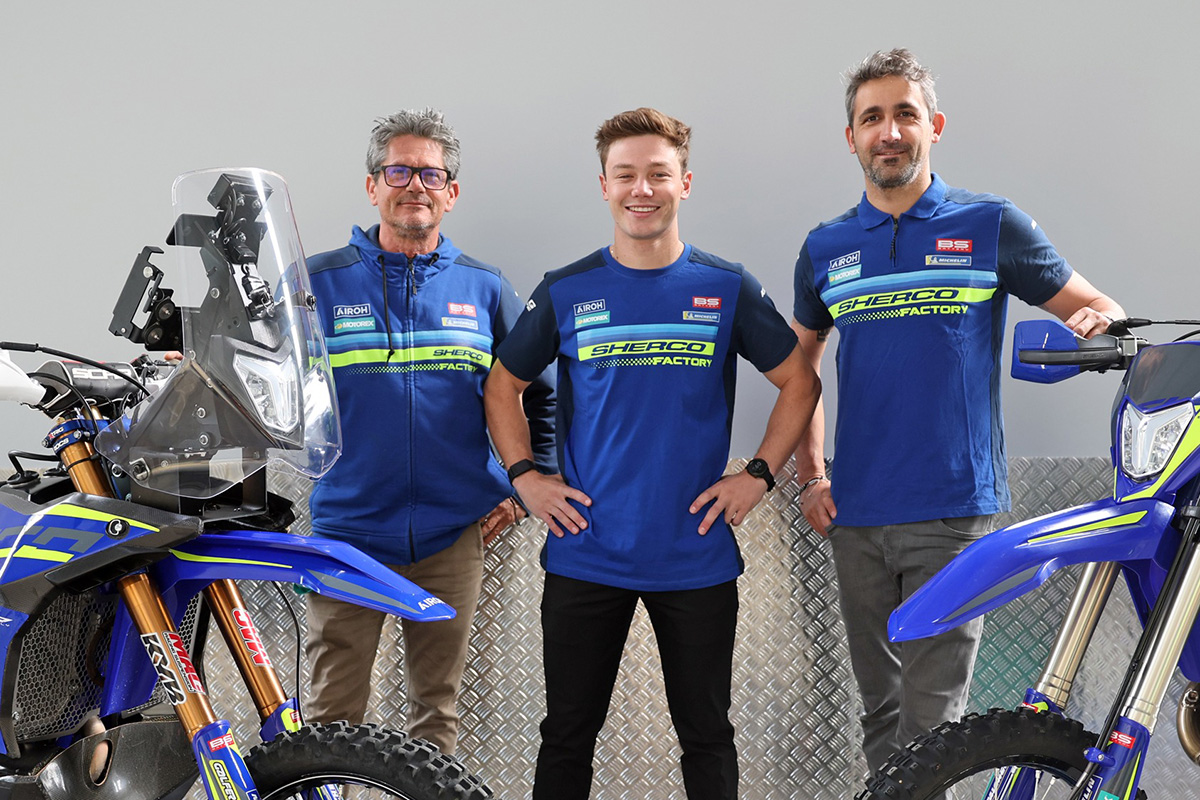Bradley Cox Signs with Sherco TVS Rally Team 