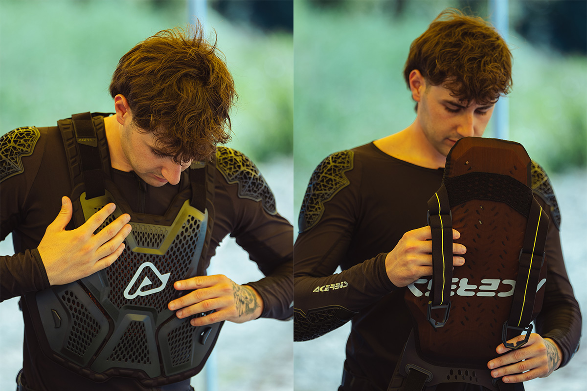 Primera Impresión: nuevo peto y protector corporal Acerbis P035 para enduro, motocross y MTB