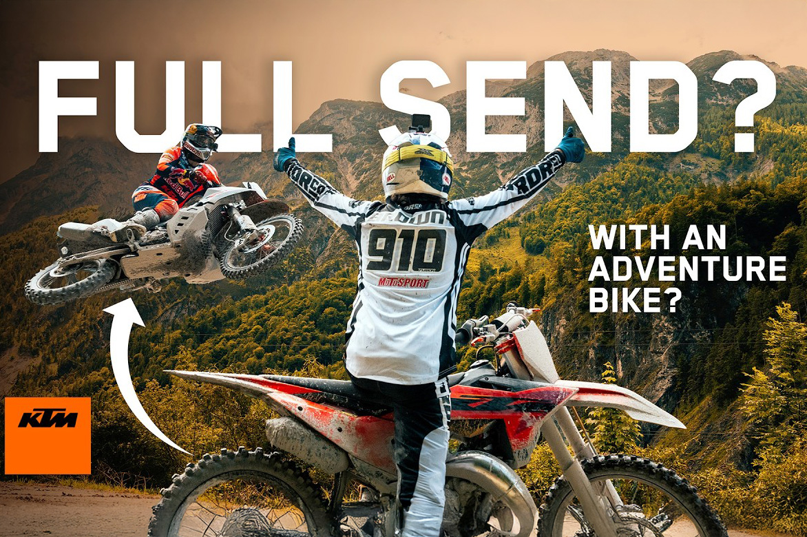 Mani Lettenbichler, Daniel Sanders y Carson Brown se retan a una batalla en pista con tres KTM diferentes