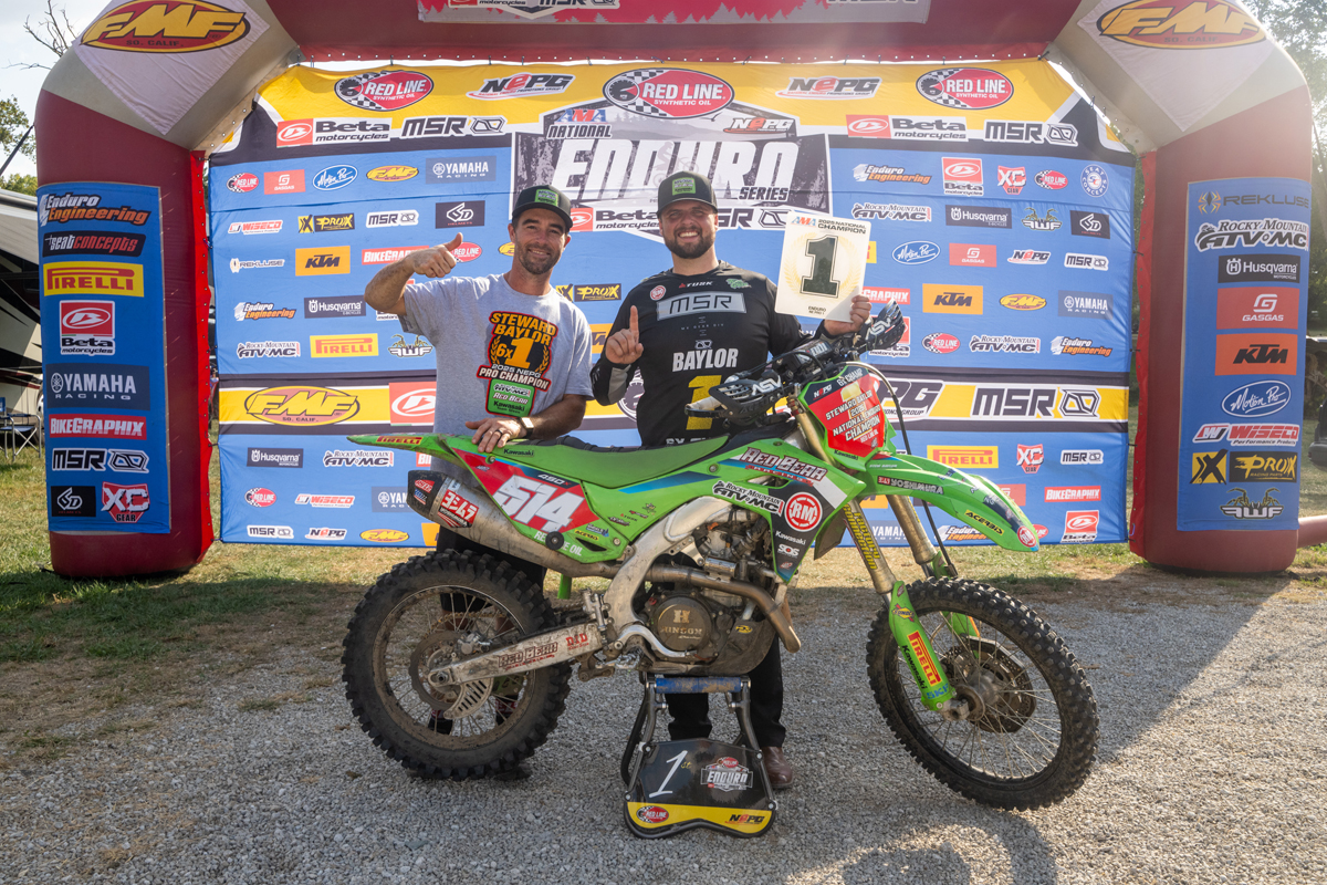 Muddobbers National Enduro: Kawasaki riders dominate podiums – Steward Baylor 2025 Champion