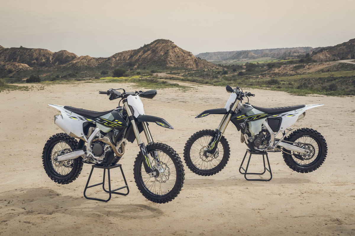 Primera Impresión: Modelos Cross-Country Triumph TF 250-C y TF 450-C