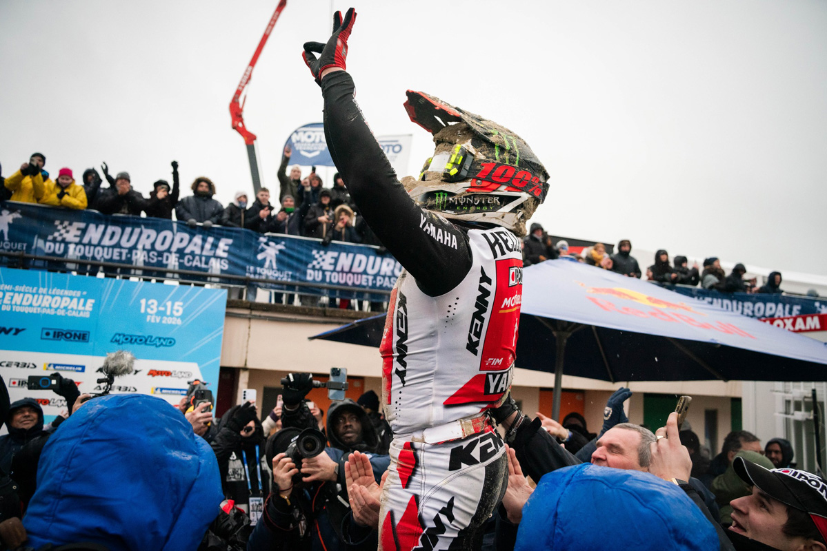 Resultados Enduropale du Touquet 2026: Todd Kellett gana y se lleva el Mundial FIM de Carreras en Arena